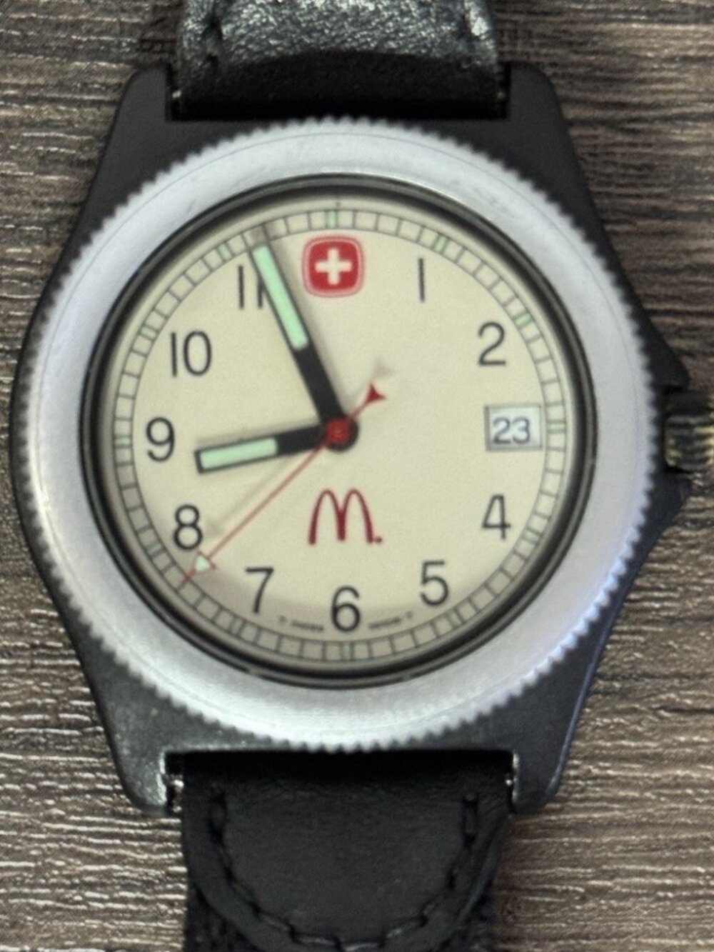 Rare Swiss McDonald's Executive Field Watch
